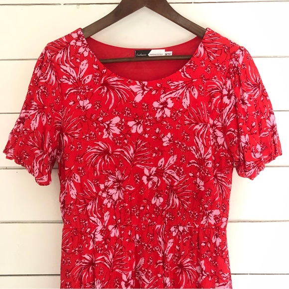 Piper & Scoot Taryn floral midi dress. Size: M - Picture 8 of 9